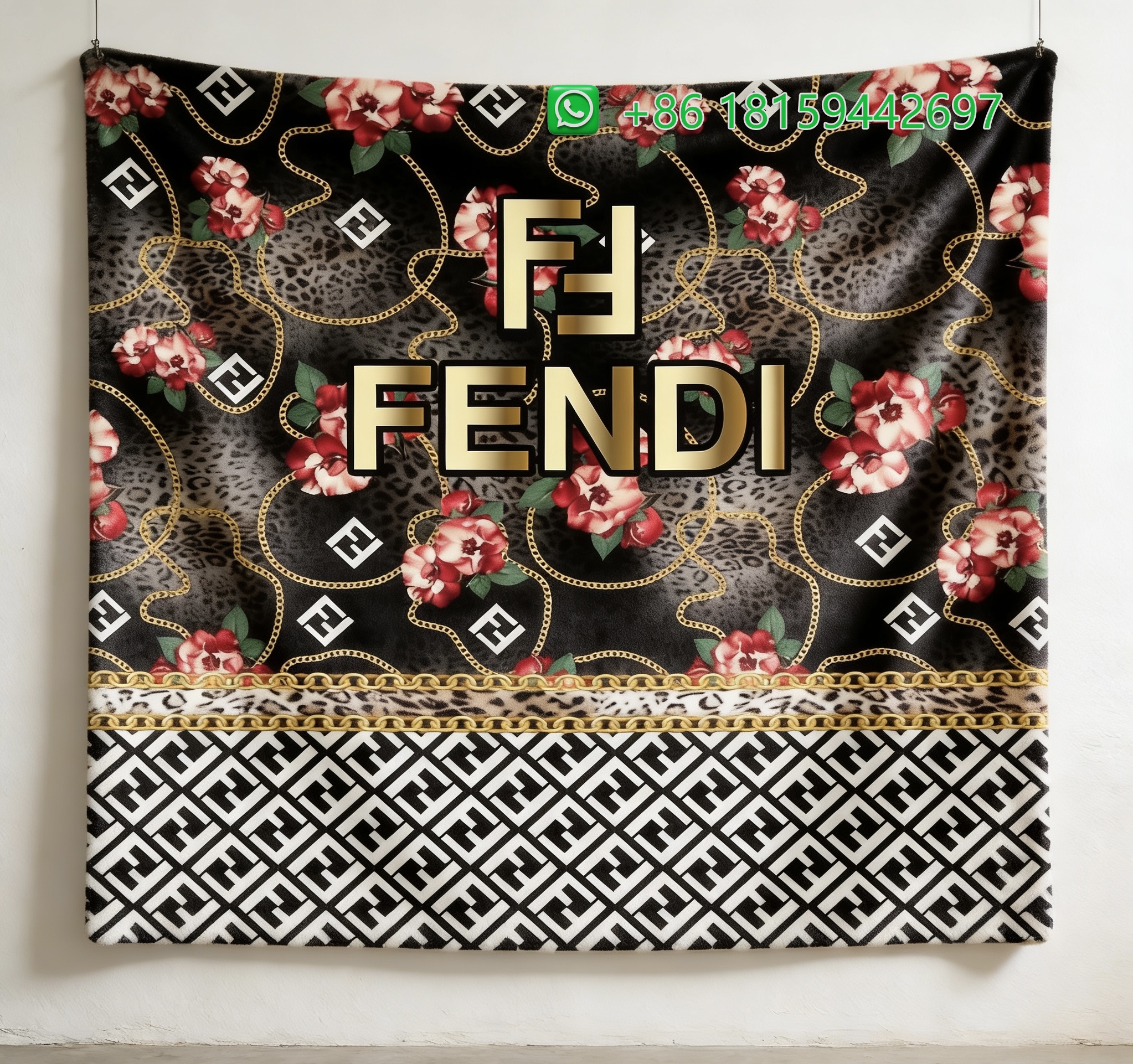 Fendi Throw Blankets